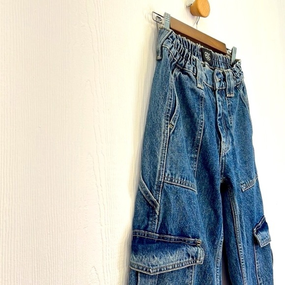 Urban Outfitters - BDG Hi Rise Elastic Waist Skate Jean With Pockets Size 24 - Picture 4 of 9